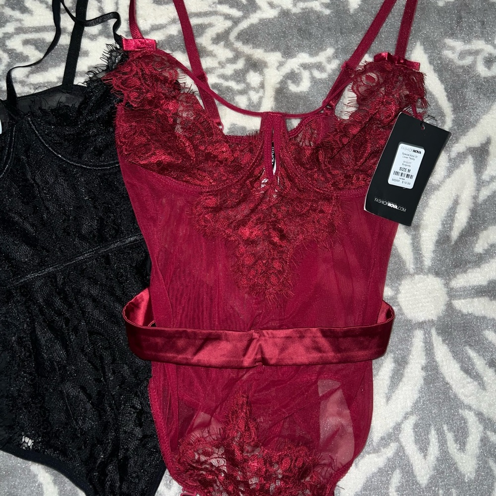 NWT Fashion Nova Lingerie Bodysuit Bundle - Picture 2 of 5